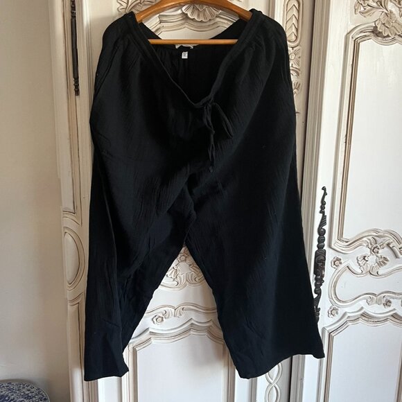NWOT Jessica Simpson XXL black gauze pants - Picture 1 of 2